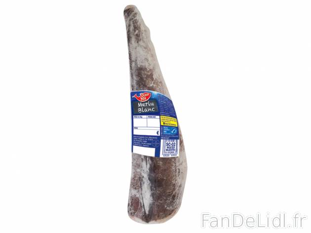 Merlu blanc MSC , le prix 5.09 € 
- Entre 600 g et 1 kg la pièce !
Caractéristiques

- ...