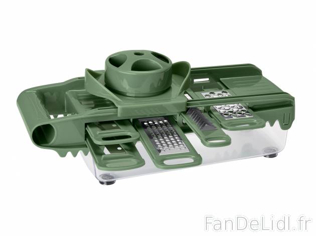 Râpe multifonction ou set de râpes , le prix 5.89 € 
- RÂPE MULTIFONCTION ...