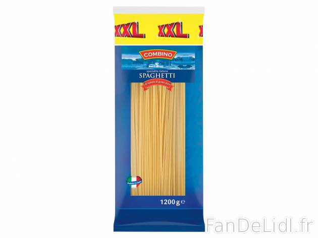 Spaghetti XXL , le prix 0.85 €