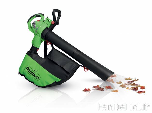 Aspirateur souffleur broyeur électrique Florabest , le prix 31.99 € 
- 3 000 ...