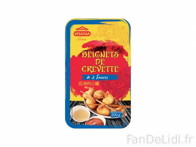 Beignets de crevettes , le prix 2.99 € 

Caractéristiques

- Rayon frais
- ...