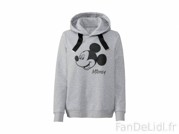 Sweat Disney , le prix 9.99 € 
- Ex. 60 % coton et 40 % polyester
- Du S au ...