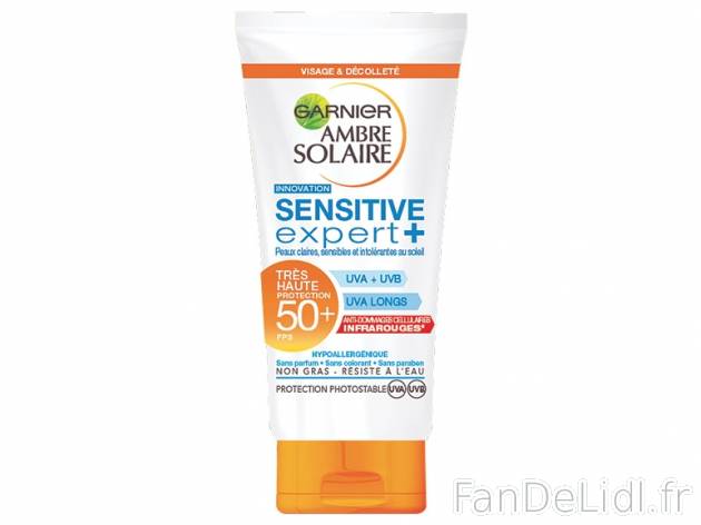 Spray ou lait sensitive , prezzo 10.99 € per 200 ml au choix, 1 L = 54,95 € EUR.