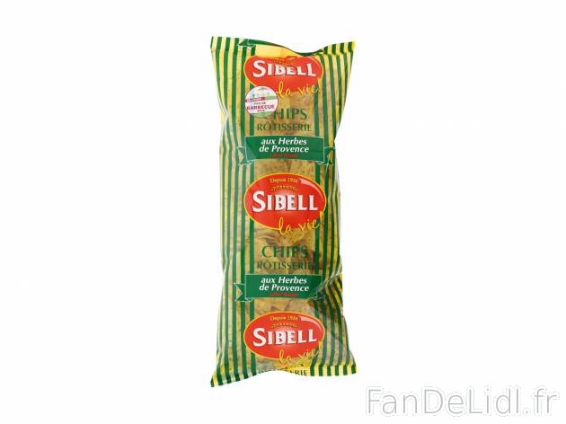 Chips aux herbes de Provence Label Rouge1 , prezzo 1.09 € per 200 g 
- Inédit ...