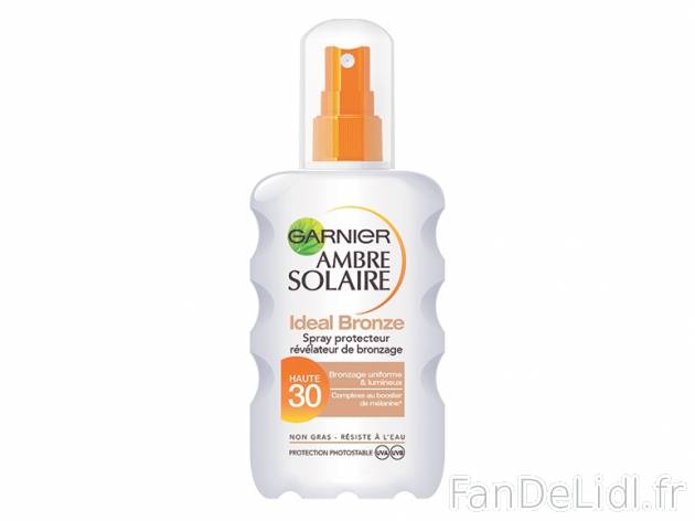 Spray idéal bronze , prezzo 9.99 € per 200 ml, 1 L = 49,95 € EUR.
