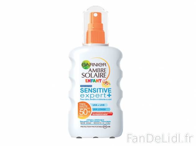 Spray sensitive enfant , prezzo 10.79 € per 200 ml, 1 L = 53,95 € EUR.