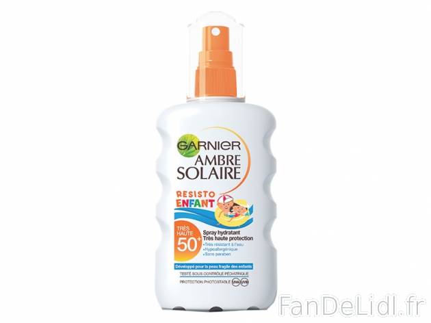 Spray hydratant resisto enfant , prezzo 9.99 € per 200 ml, 1 L = 49,95 € EUR.