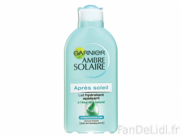 Après soleil lait hydratant , prezzo 5.79 € per 200 ml, 1 L = 28,95 € EUR.