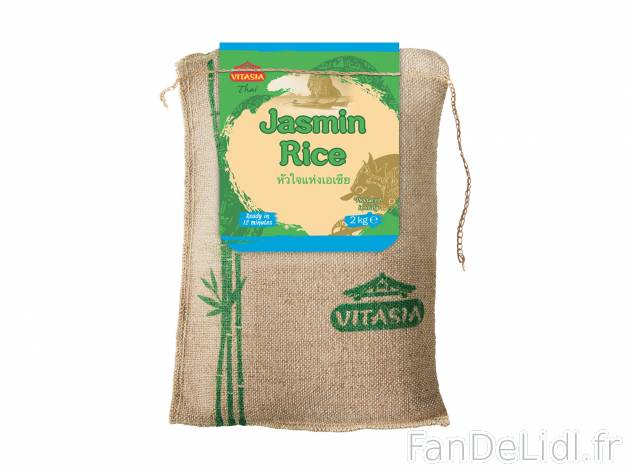 Riz thaï jasmin long grain , le prix 3.19 €
