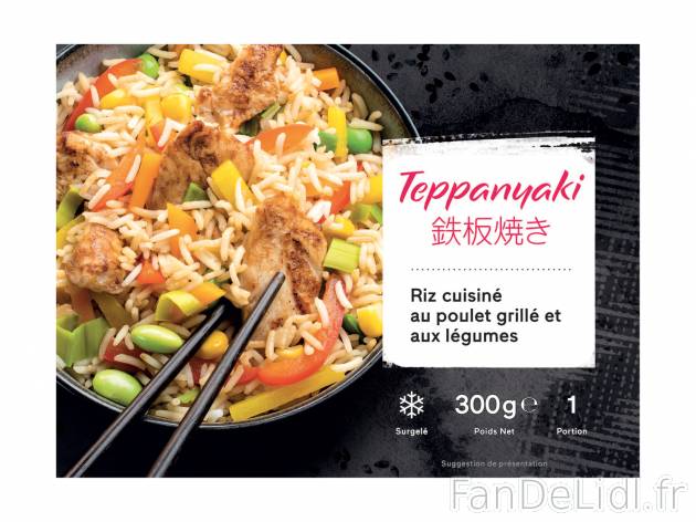 Teppanyaki , le prix 2.49 &#8364; 
- In&eacute;dit chez Lidl
Caractéristiques

- ...