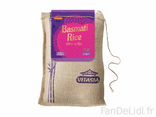 Riz basmati long grain , le prix 3.79 &#8364;