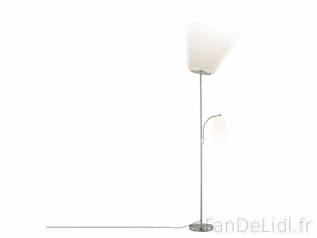 Lampadaire vasque à LED , le prix 31.99 € 
- 1 600 lm / 300 lm
- 17 w / 3,6 ...