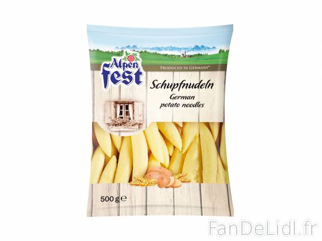 Spécialité de pâtes fraîches allemandes chez , le prix 1.39 &#8364; 
- Vari&eacute;t&eacute;s ...