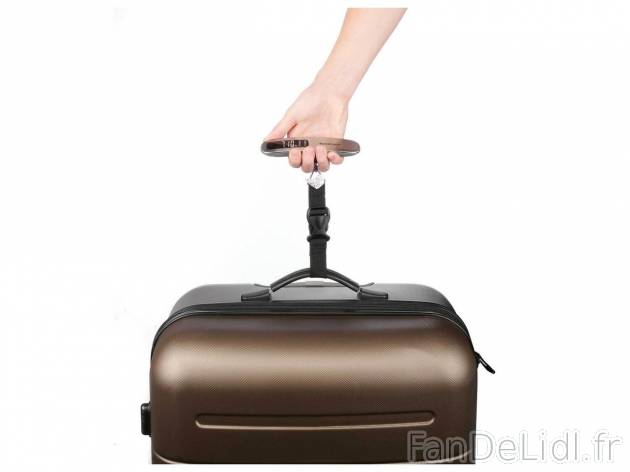 Pèse-bagage chez Lidl , prezzo 6.99 EUR 
Pèse-bagage 
- 50 kg max.
- Pour une ...