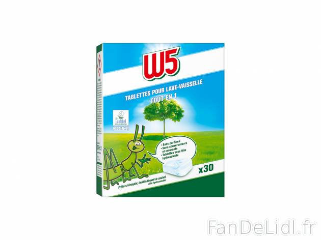 Tablettes pour lave-vaisselle tout en 1 , le prix 2.99 €