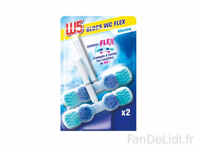 Disques WC , le prix 1.99 €  
-  Au choix : marine ou citron