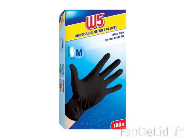 Gants , le prix 4.99 €  
-  Variétés au choix
-  Tailles au choix