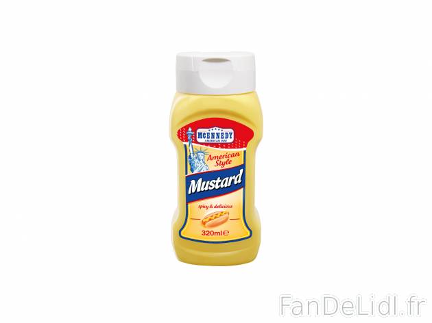 Moutarde à laméricaine , le prix 0.99 €