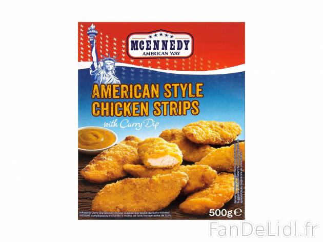 Filets de poulet panés sauce épicée , le prix 3.29 € 

Caractéristiques

- ...
