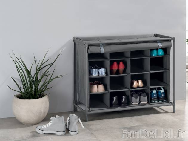 Meuble à chaussures , le prix 19.99 € 
- En textile
- Env. 84 x 66 x 35 cm ...