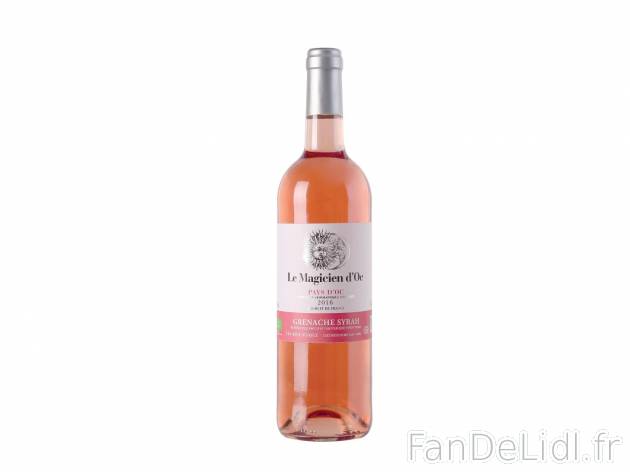 Oc Bio Grenache Syrah , prezzo 2.99 € per 75 cl 
- Température optimale de dégustation ...