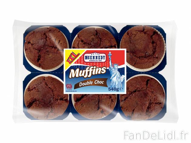 Muffins aux pépites de chocolat , le prix 1.99 € 
- Prix normal pour 360 g : ...