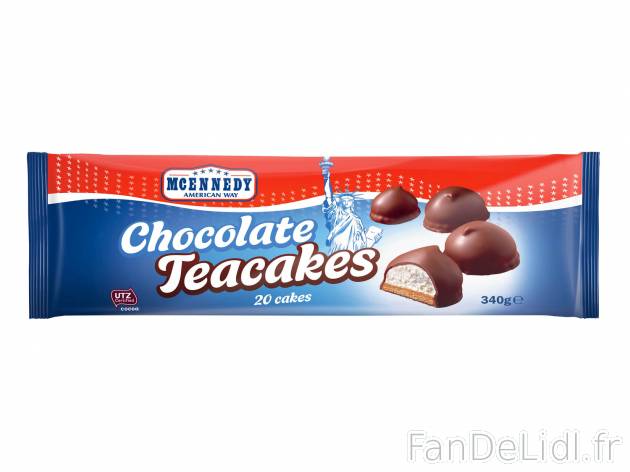 Bouchées avec glaçage au chocolat au lait  chez , le prix 2.19 €