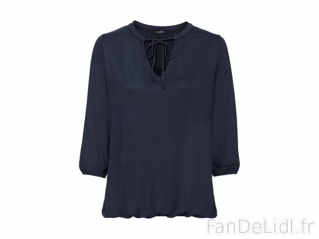 Blouse , le prix 6.99 € 
- Du S au XL selon modèle.
- Ex. 95 % viscose (LENZING™ ...