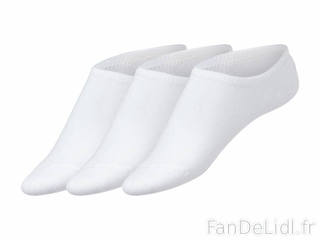 Socquettes en coton bio , le prix 2.99 € 
- Du 35-38 au 39-42 selon modèle.
- ...