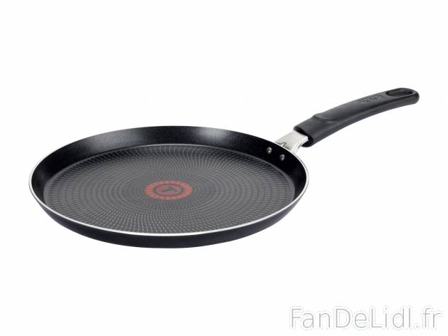 Poêle à crêpe , le prix 8.49 € 
- Tous feux sauf induction : vitrocéramique, ...