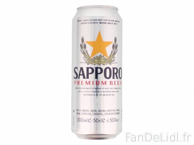 Bière Sapporo , prezzo 2.97 € per Soit le lot de 4 x 50 cl, 1 L = 1,49 € EUR. ...