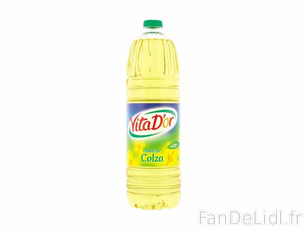 Huile de colza , le prix 1.05 €