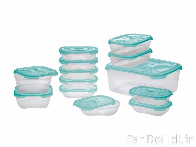 Boîtes de conservation , le prix 6.99 € 
- Pour conserver, réchauffer et congeler ...