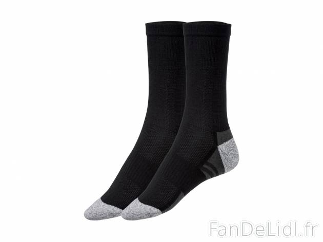 Chaussettes de sport homme , le prix 3.49 € 
- Du 41/42 au 45/46 selon modèle.
- ...