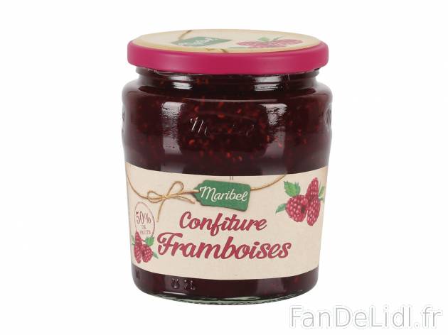 Confiture extra de framboises , le prix 1.09 €