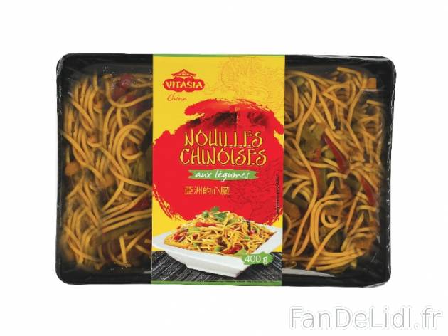 Nouilles chinoises aux légumes , prezzo 2.29 € per 400 g, 1 kg = 5,73 € EUR.