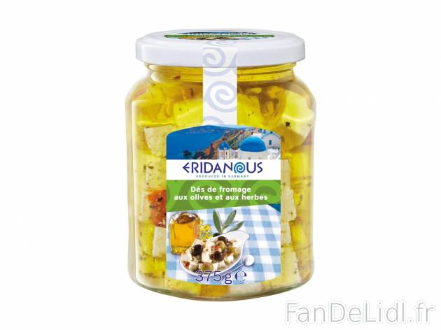 Dés de fromage1 , prezzo 1.59 € per 375 g au choix 
- Au choix : aux herbes ...