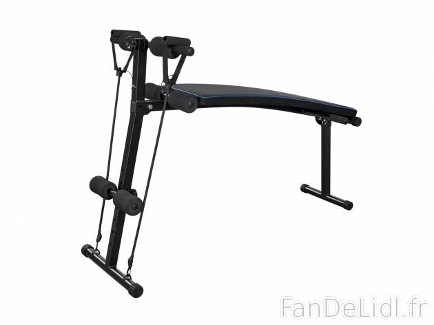 Banc de musculation , le prix 37.99 € 
- Pour muscler le ventre et les bras
- ...