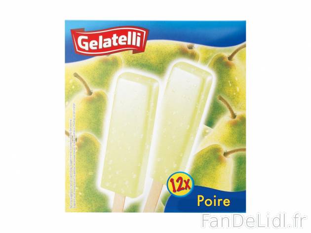 12 glaces sorbet1 , prezzo 1.49 € per 600 g au choix 
- Au choix : poire ou fraise
- ...