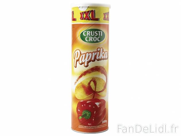 Rusti chips , prezzo 1.09 € per 200 g au choix, 1 kg = 5,45 € EUR. 
- Au choix ...