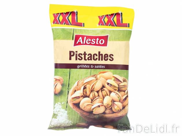 Pistaches salées , prezzo 2.99 € per 300 g, 1 kg = 9,97 € EUR. 
- Prix normal ...