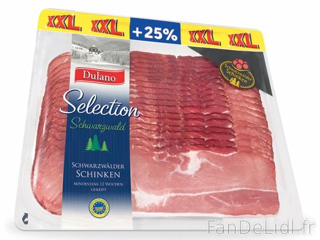 Jambon fumé de la Forêt-Noire IGP , prezzo 1.99 € per 250 g, 1 kg = 7,96 € ...