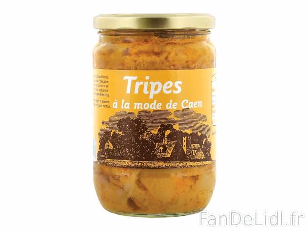 Tripes à la mode de Caen1 , prezzo 3.49 € per 600 g 
    