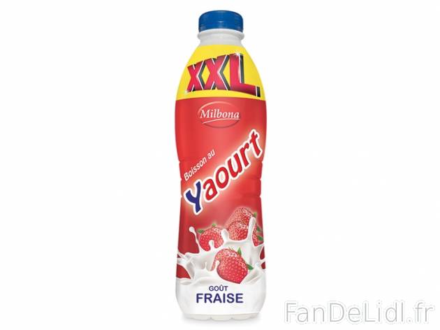 Boisson au yaourt , prezzo 1.09 € per La bouteille de 1 kg au choix 
- 750 g ...