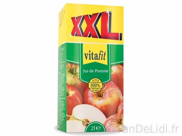 Jus de pomme , prezzo 1.15 € per La bouteille de 2 L, 1 L = 0,58 € EUR. 
- ...