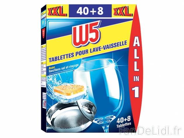48 tablettes pour lave-vaisselle , prezzo 3.45 € per 912 g, 1 kg = 3,78 € EUR. ...