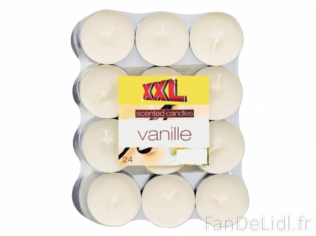 24 bougies chauffe-plat parfumées , prezzo 1.29 € per Le paquet au choix 
- ...