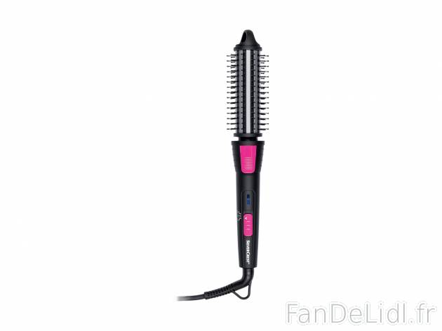 Brosse multifonction Silvercrest , le prix 11.99 € 
- Pour lisser ou boucler ...