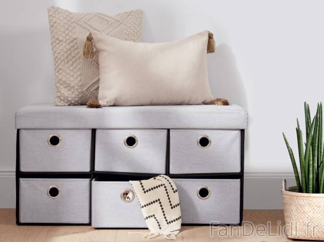 Banc pliant à 6 tiroirs , le prix 39.99 &#8364; 
- Env. 76 x 38 x 38 cm (l ...