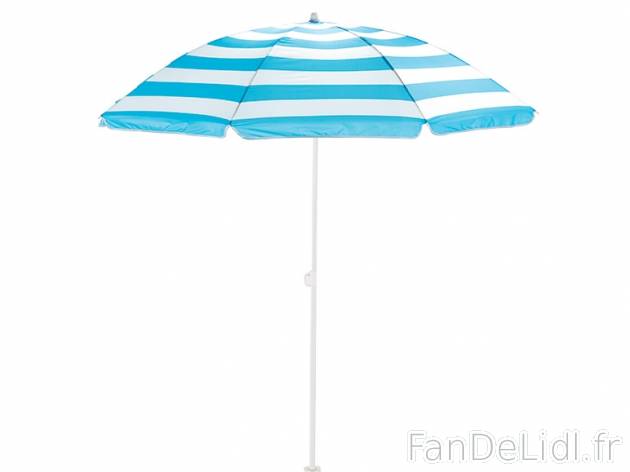 Parasol , prezzo 6.99 € per L&apos;unité au choix 
- Tête inclinable pour ...